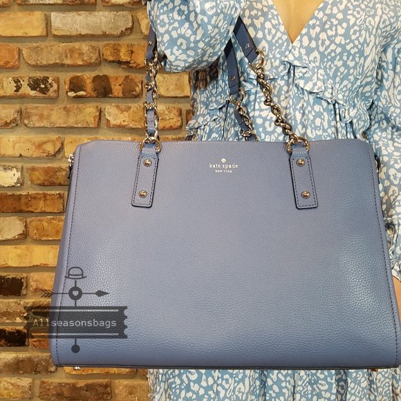 Kate Spade Andee Cobble Hill Blueberry Cobbler New - Picture 9 of 15